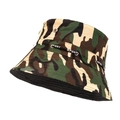 Cappello da pescatore mimetico con fori a rete e nastro decorativo SPORT verde bosco - Colore 17 (Mimetico Deserto)