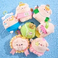 Set of seven sport-themed plush pig mascots in various colorful athletic outfits - 1011 Bobo Pig Sports Meet (1011) / Random One