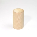 Diffuseur d'huiles essentielles cylindrique en bois avec grain naturel sur fond blanc - Frêne Diffuseur Rond