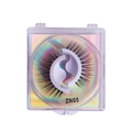 Natural thick cross false eyelashes ZN05 with laser rainbow packaging box - Thick Style (ZN05)