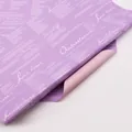 Waterproof bouquet wrapping paper in Lilac Purple and Nude Pink with artistic lettering - Korean Film English - Lilac Purple + Nude Pink