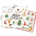 Christmas Advent Calendar jewelry box with 24 DIY charms and necklace set - White Christmas Advent Calendar Box