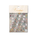 Stickers à ongles lapin de Noël avec motifs festifs et cannes de sucre TA-162 - Lapin de Noël et ses Amis (TA162)