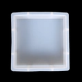 Große quadratische Silikonform für DIY-Harzkunst und Dekorationen, lichtdurchlässig - Große quadratische Ornament-Silikonform