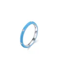 S925 Sterling Zilver (Blauw) / Amerikaanse maat 6
