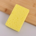 Esponja de celulosa amarilla absorbente para cocina con textura de superficie porosa - 11*7*1cm / Dorado