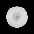 Translucent white silicone mold in lotus flower shape for DIY cake decorating - Style 2 / Clear
