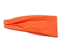 Bandeau de sport orange élastique pour le running et le yoga en coton doux et confortable - Orange