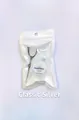 Classic silver Y-shaped stainless steel dental floss holder with 50m mint waxed floss - Individual Package Set (Classic Silver)