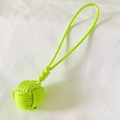 Portachiavi con nodo a pugno di scimmia verde neon per borse e chiavi della macchina - Verde