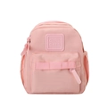 Sac à dos rose léger pour enfants avec écusson Girl Cats en tissu nylon imperméable - Rose