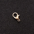 Cierre de mosquetón dorado con anillo cerrado para joyas DIY collares y brazaletes - 12mm (12#) / Oro KC
