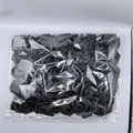 Artificial black PE foam roses for DIY wedding bouquets in transparent poly bag - Rose Leaves (25pcs) / Black
