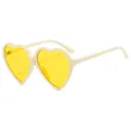 Beige Frame Yellow Lens