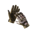 Tactical outdoor gloves with hard knuckle protection and camouflage pattern on white background - L / Camo Soft Shell-Full Finger / Green Camo