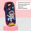 Astuccio 3D in EVA per bambini a tema astronauta blu navy con scritta Space sul fronte - Ragazzo dello Spazio