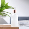 10ml; Rose Gold Ring + White Rubber Dropper + Frosted Bottle; Glass