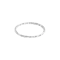 S925 sterling silver minimalist 1mm thin ring with silver diamond-cut texture surface - US 6 / Silver