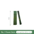 20 cm grüne Blumendrahtstiele für DIY-Bouquets und Blumengestecke, 100 Stück Pack - Nr. 1 Blumenstiel 20 cm (100 Stück)