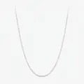 Collana minimalista in argento sterling S925 con finitura metallica scintillante - Argento