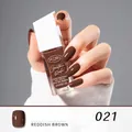KUDAN nail polish in 021 Reddish Brown with a glossy finish and quick dry formula - 21#Reddish Brown