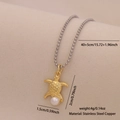 Goldene Schildkröte Halskette mit weißer Perle an silberner Kugelkette für Damen - 7# Meeresschildkröte