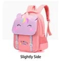 Rosa Einhorn Schulranzen für Mädchen mit Cartoon-Design und ergonomischem Rückenschutz - Rosa
