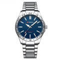Orologio CURREN uomo business al quarzo con cinturino in acciaio e quadrante blu - Cassa Argento Quadrante Blu
