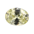 Pierre de zircone jaune de qualité AAA avec coupe ovale et facettes brillantes - 2 X 3 Mm Une Seule Couleur Commande Minimale De 50 Pièces / Zirconium Jaune Olive