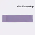 Breathable purple seamless yoga headband with non-slip silicone strips for fitness - With Non-slip Silicone Strip / Purple