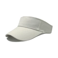 Visière de soleil tricotée beige minimaliste pour sport avec large bord et texture douce - Taille unique / Beige