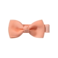 Handmade 2-inch coral pink grosgrain ribbon bow hair clip for kids and babies - Coral Pink (720)
