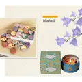 Candela profumata Bluebell in scatola decorativa con confezione regalo floreale - Campanula Confezione Regalo