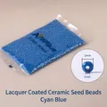DIY 3mm cornflower blue glass seed beads in transparent packaging for jewelry making - Royal Blue 3mm