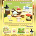 Cute Mushroom Elf Dunhuang fairy style blind box figurines in miniature forest scene set - 3129 Mushroom Elf Box 12 / Full Box Set