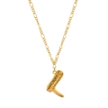 Elegante collana placcata oro con ciondolo vintage a forma di stivale da cowboy - Collana con ciondolo a stivale
