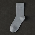 Calcetines transpirables azul grisáceo claro para hombre con puños elásticos - Talla única / Gris Pino