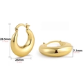 28.5mm Chunky Oval Hoop (22215_3)