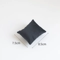 Black velvet small pillow display for watches and bracelets with 7.5x8.5cm size - Velvet / Small (7.5*8.5cm) / Black