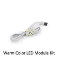 Warmweiße LED-Komponente mit USB-Schalter für Harzformen von Petroleumlampen - LED-Docht - Warmweiß