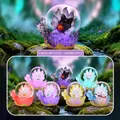 Glow-in-the-dark Nine-Tailed Fox crystal ball figurine mystery box for desk decoration - -427 Auspicious Nine-tailed Fox Box 6 / Full Box Set