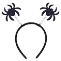 Cerchietto di Halloween con ragni glitterati e base in velluto nero per feste - 20# Ragno