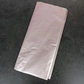 Dettaglio della carta velina metallizzata argento con finitura lucida per bouquet - Rosa Metallizzato