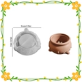 Siliconen mal voor schedel opbergpot met 9.4cm diameter voor hars en gips gieten - Schedel Opbergpot-Basis