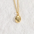 Gouden ketting met ovale sterhanger en zirkonia aan een fijne minimalistische schakel - Ovaal Hexagram