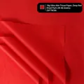 Premium red 18g tissue paper for flower wrapping and gift packaging, 50x70cm size - Solid Sydney Paper [Big Red]
