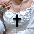 Black 3902 Large Black Cross