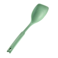 Spatola cucchiaio 2-in-1 in silicone verde antiscivolo utensile da cucina resistente al calore - Cucchiaio Spatola Verde