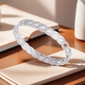 Slanke zilveren roestvrijstalen Cubaanse schakelarmband voor dames in minimale stijl - Zilver