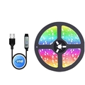 5050 RGB LED strip light set with USB power cable and controller in rainbow colors - 2m Waterproof / Bluetooth APP + 5050 RGB (30 LEDs/m)